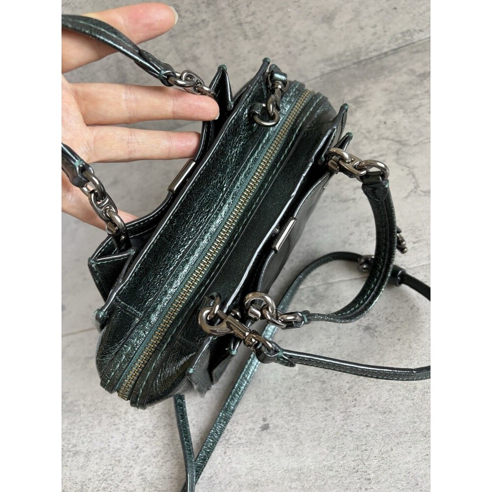 COACH Mini Metallic Dreamer 21 Satchel Crossbody Leather Bag Limited Edition - Picture 4 of 9